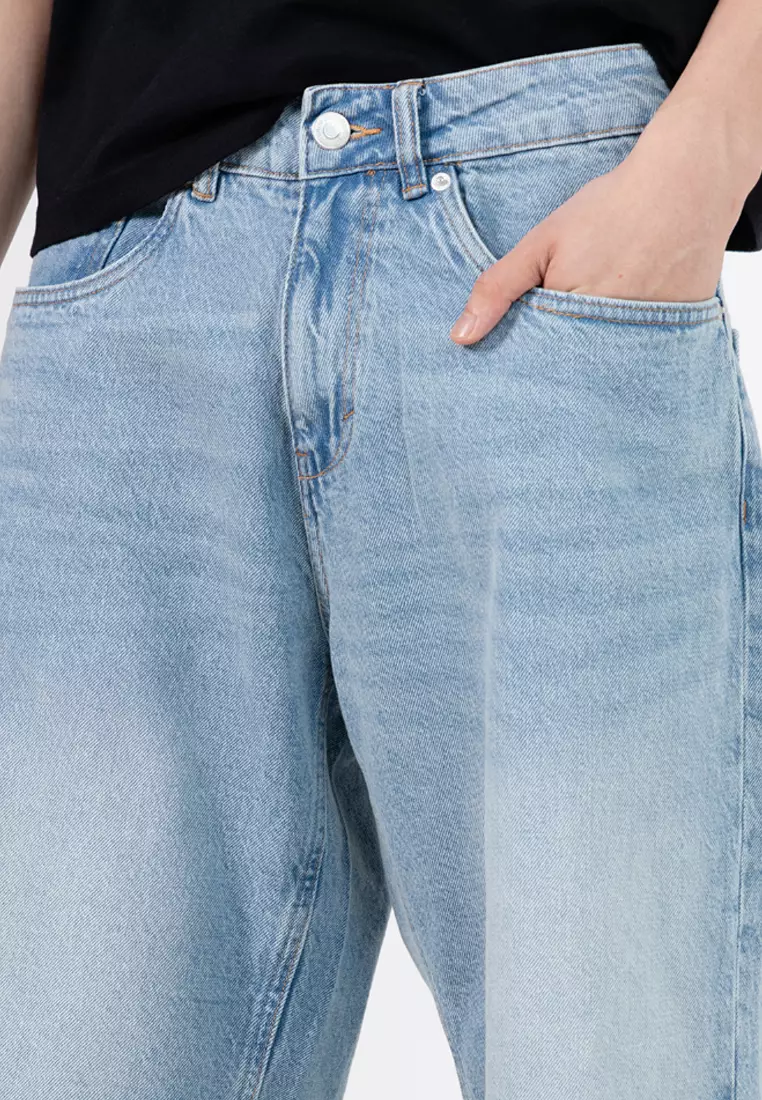 electro-denim-lab-8082-7706954-3 Loose Denim Shorts
