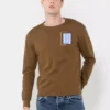 fidelio-5453-3465973-1 Stripes Patching Sweatshirt