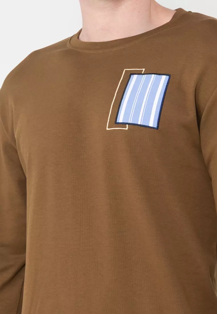 fidelio-5453-3465973-3 Stripes Patching Sweatshirt