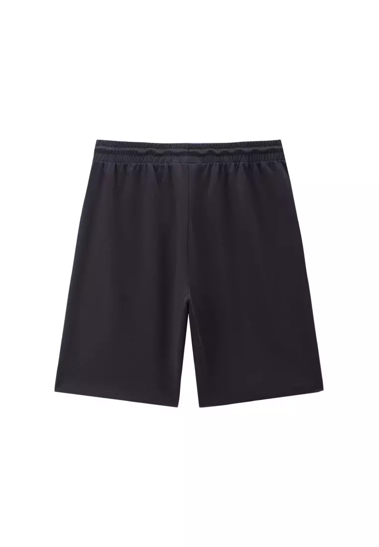 giordano-1198-6648764-2 Men's Interlock Elastic Waist Drawstring Shorts