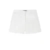 Korea Collection Women's Stretchy Cotton Mid Rise Shorts