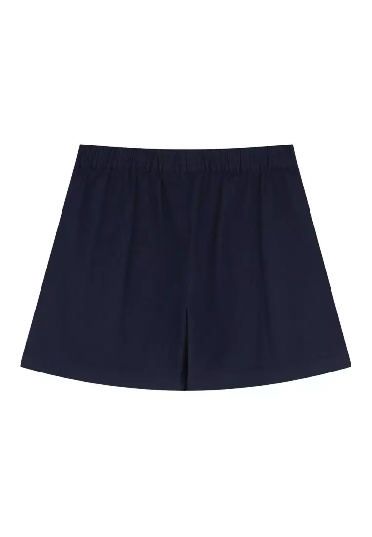 Women's Stretchable Cotton Elastic Waist Skorts