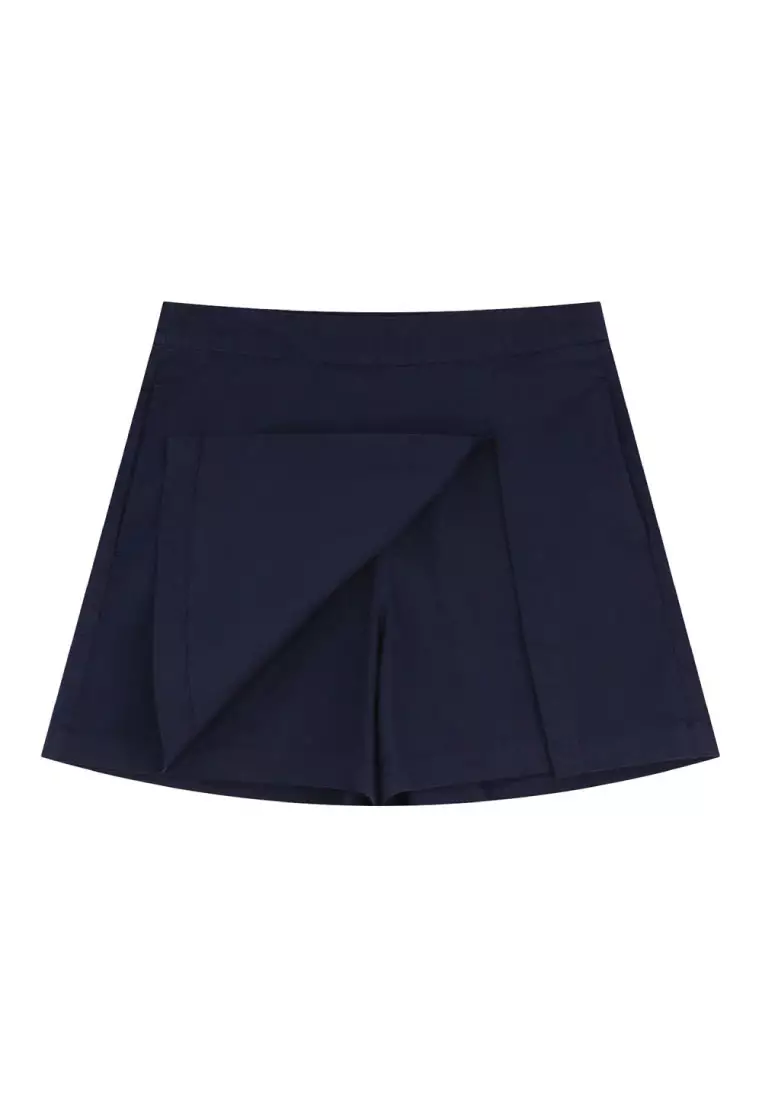 Women's Stretchable Cotton Elastic Waist Skorts
