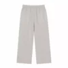 Women's Linen Viscose Elastic Waist Wide Leg Pants