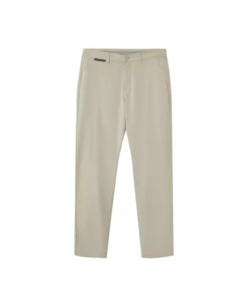 giordano-3026-3467934-1 Men's Cool Touch Hidden Comfort Regular Tapered Khaki Pants