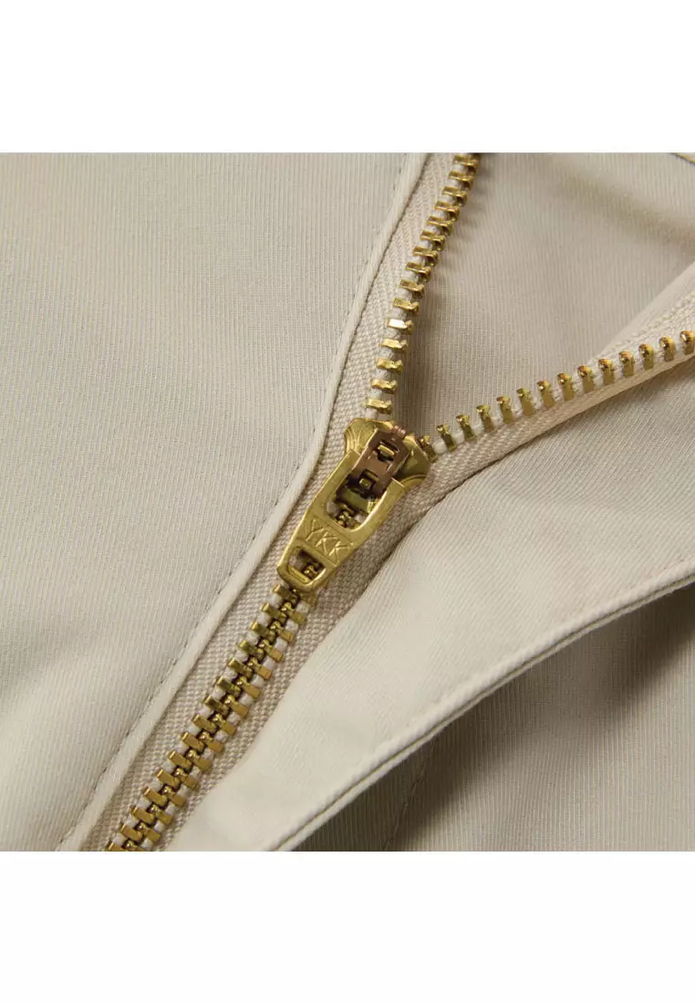 Men's Cool Touch Hidden Comfort Regular Tapered Khaki Pants