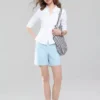 Women's Stretchy Cotton Hidden Comfort Shorts