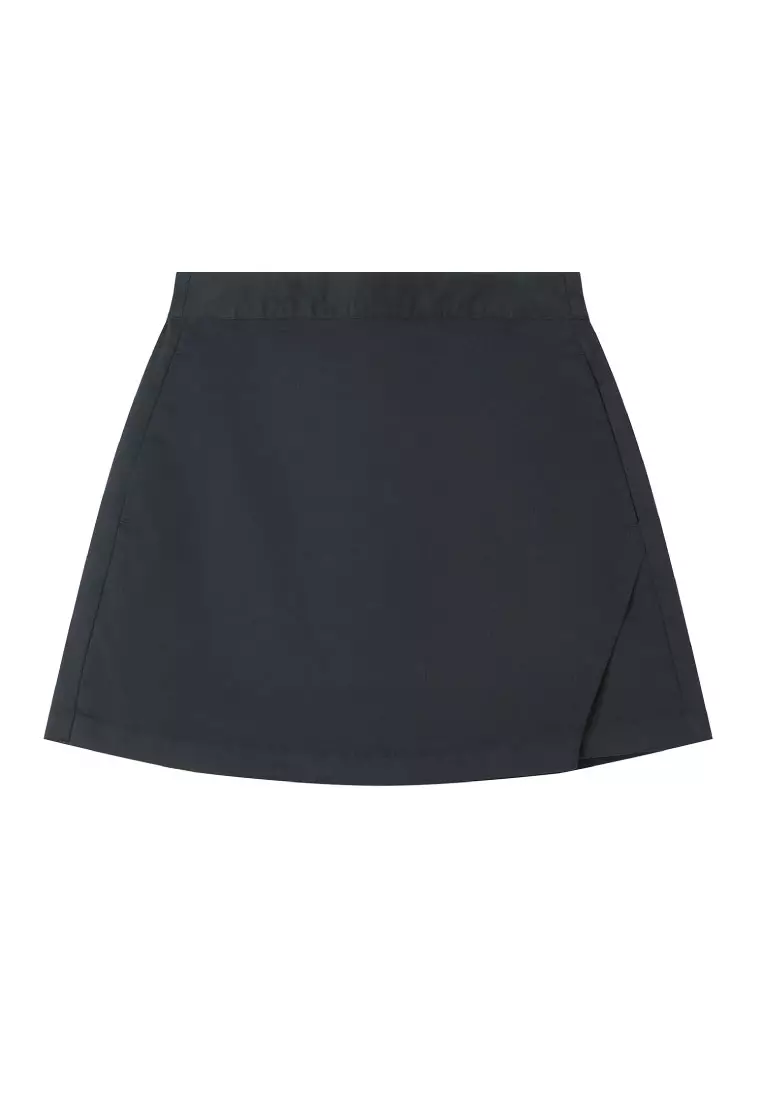 giordano-3962-2167654-3 Women's Stretchy Cotton Elastic Waist Skort
