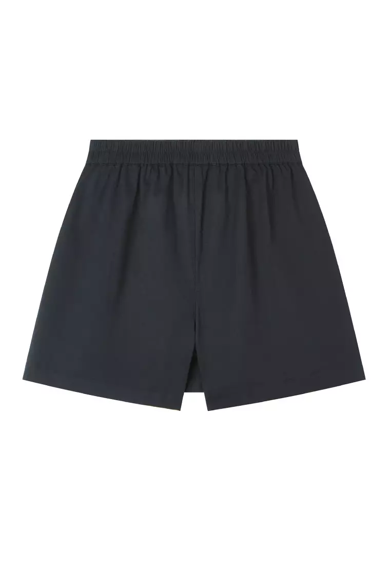 giordano-3962-2167654-4 Women's Stretchy Cotton Elastic Waist Skort