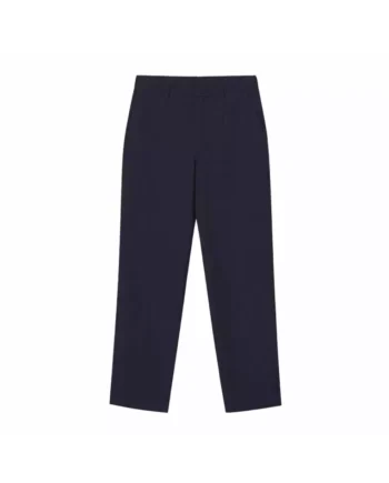 giordano-4423-2215254-1 Women's Elastic Waist Regular Tapered Suit Pants
