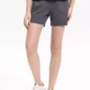 Women's Elastic Waist Drawstring Knit Shorts