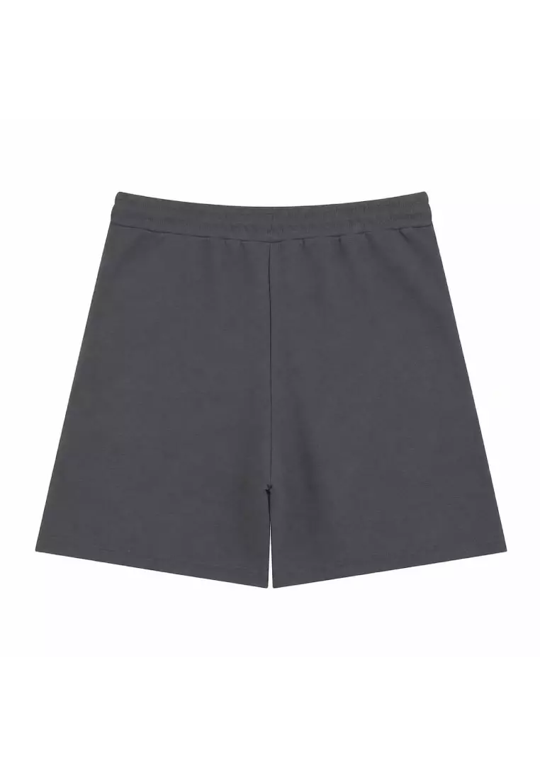 Women's Elastic Waist Drawstring Knit Shorts