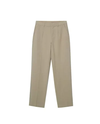 giordano-4583-0335254-1 Women's Elastic Waist Regular Tapered Suit Pants