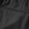 Women's Stretch Twill Elastic Waist Regular Tapered Suit Pants
