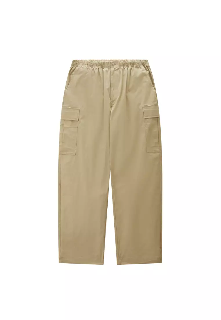 Korea Collection Men's Elastic Waist Cargo Pants