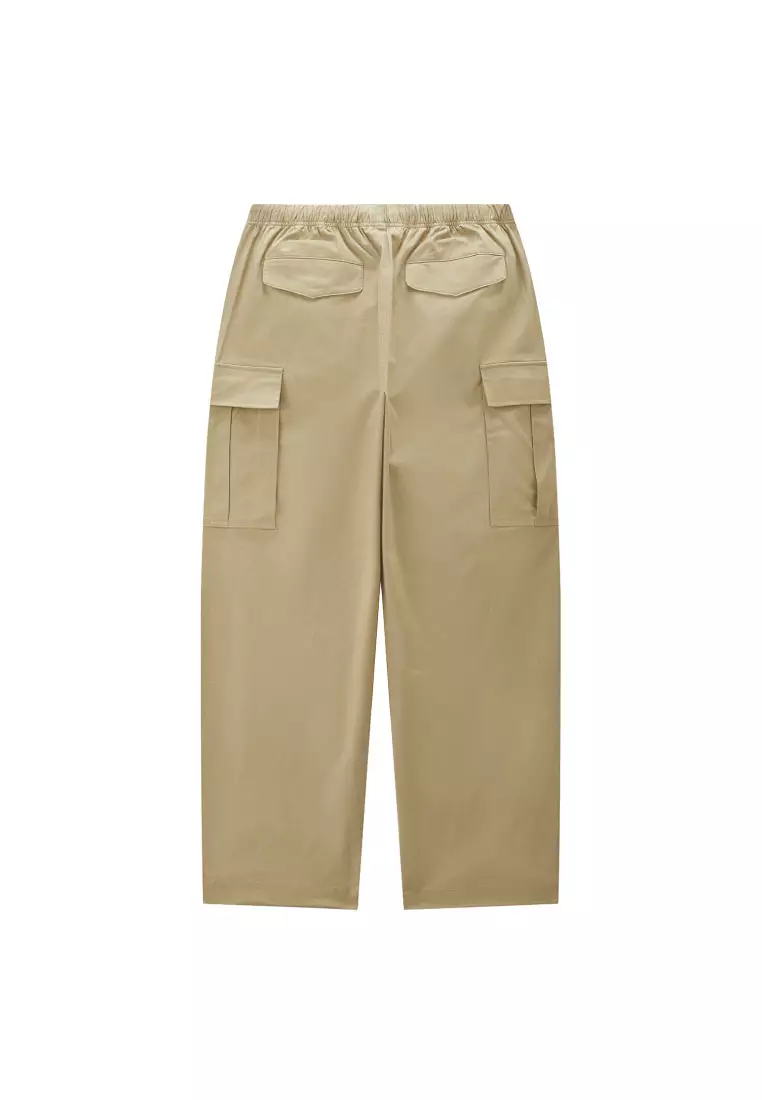 Korea Collection Men's Elastic Waist Cargo Pants