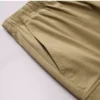 Korea Collection Men's Elastic Waist Cargo Pants