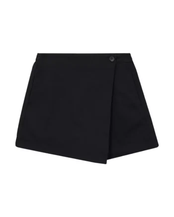 giordano-7350-7353093-1 Women's Cotton Twill Elastic Waist Skorts