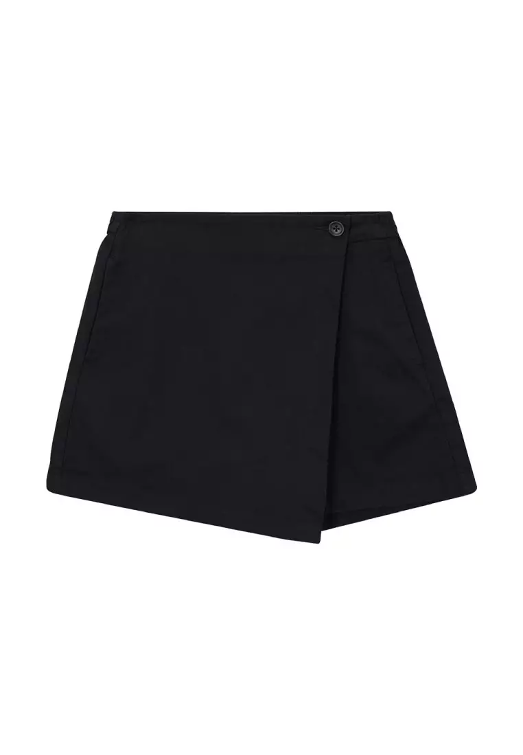 Women's Cotton Twill Elastic Waist Skorts