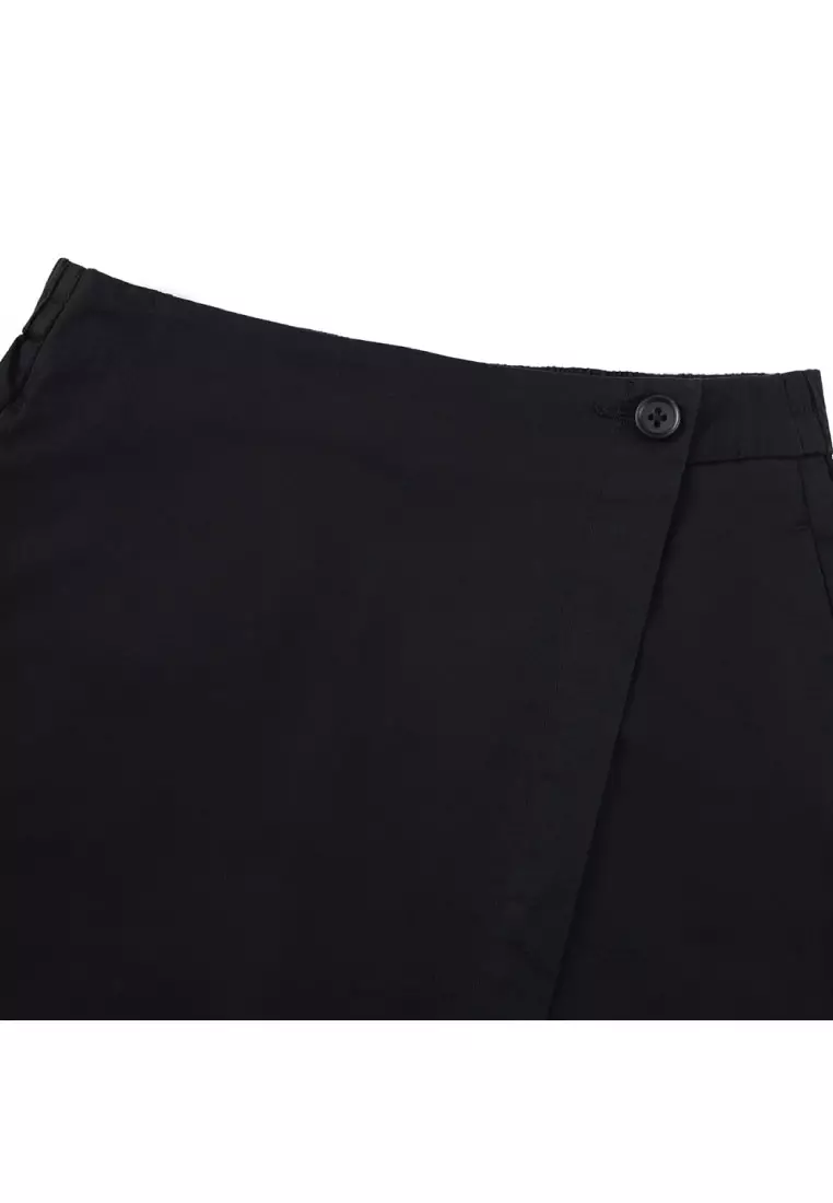 Women's Cotton Twill Elastic Waist Skorts
