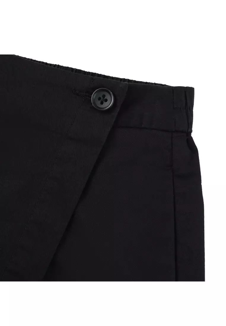 Women's Cotton Twill Elastic Waist Skorts