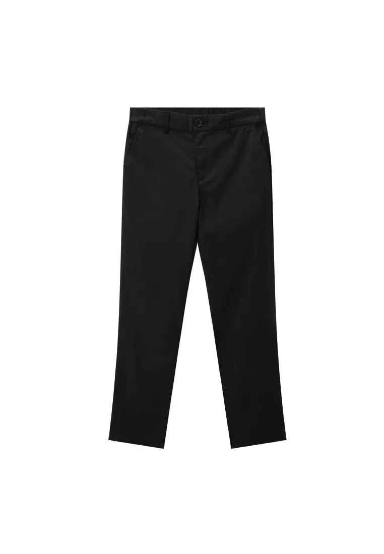 giordano-7482-5973034-1 Women's Cool Touch Regular Tapered Elastic Waist Pants