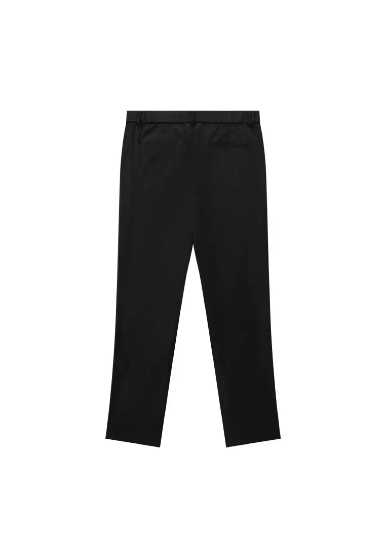 giordano-7482-5973034-2 Women's Cool Touch Regular Tapered Elastic Waist Pants