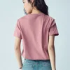 giordano-7792-5669064-2 Women's Cotton Short Sleeve Print Tee