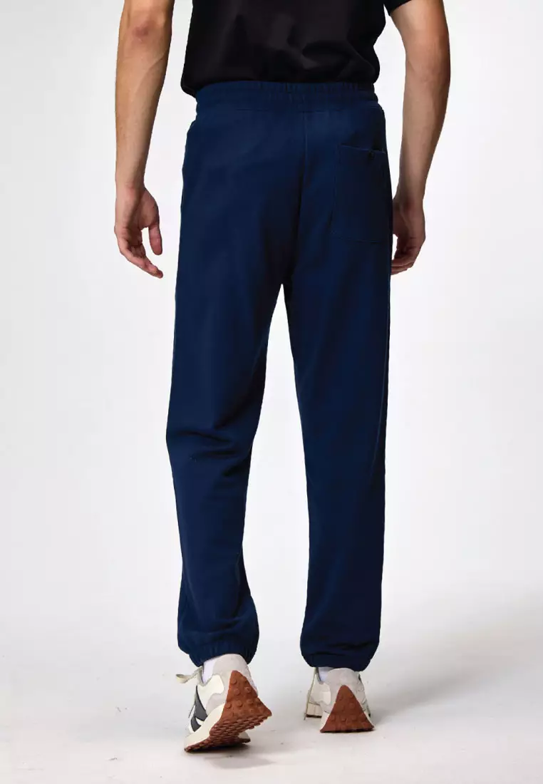 Men's Cotton French Terry Elastic Waist Drawstring Jogger