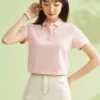 Women's Cotton Short Sleeve Pique Polo
