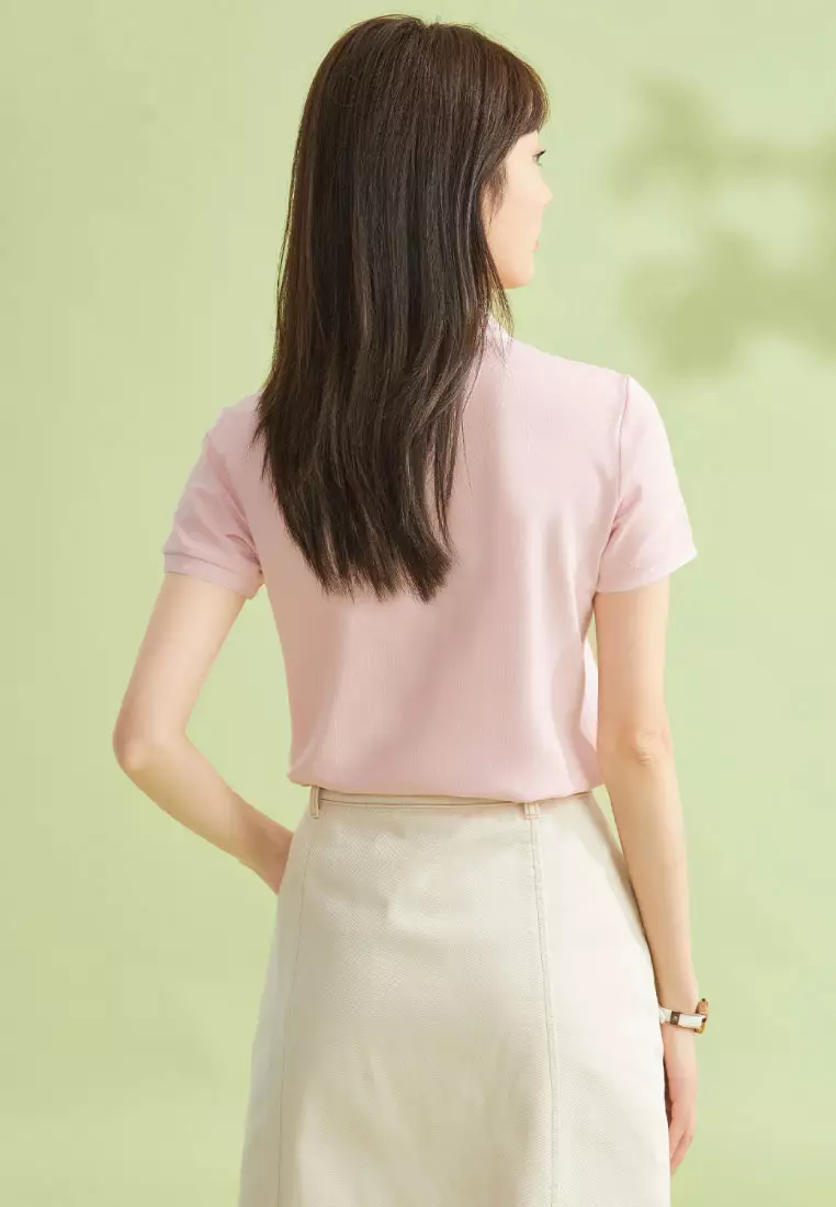Women's Cotton Short Sleeve Pique Polo