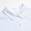 Women's Stretchy Oxford Slim Embroidery Long Sleeve Shirt
