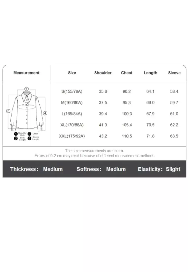 Women's Stretchy Oxford Slim Embroidery Long Sleeve Shirt