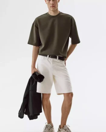 hm-7201-7673454-1 Oversized Fit Scuba T-shirt