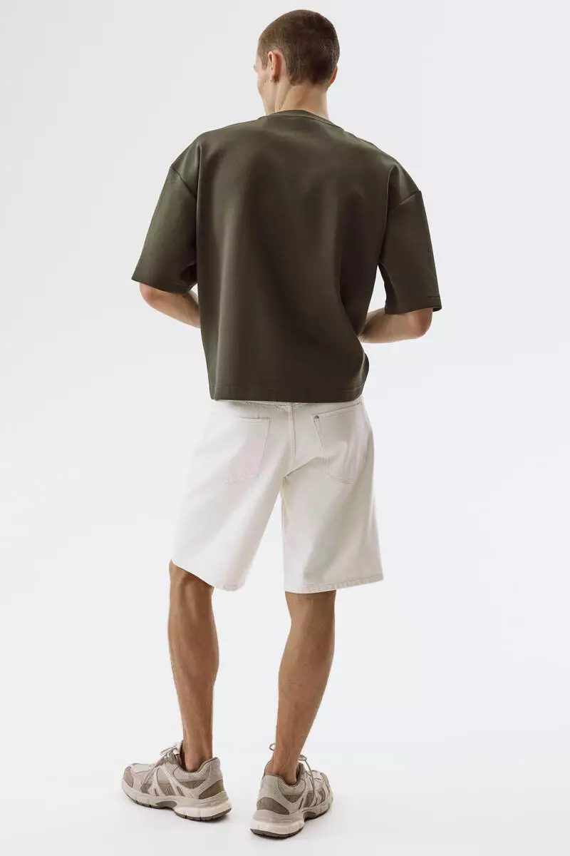 hm-7201-7673454-2 Oversized Fit Scuba T-shirt