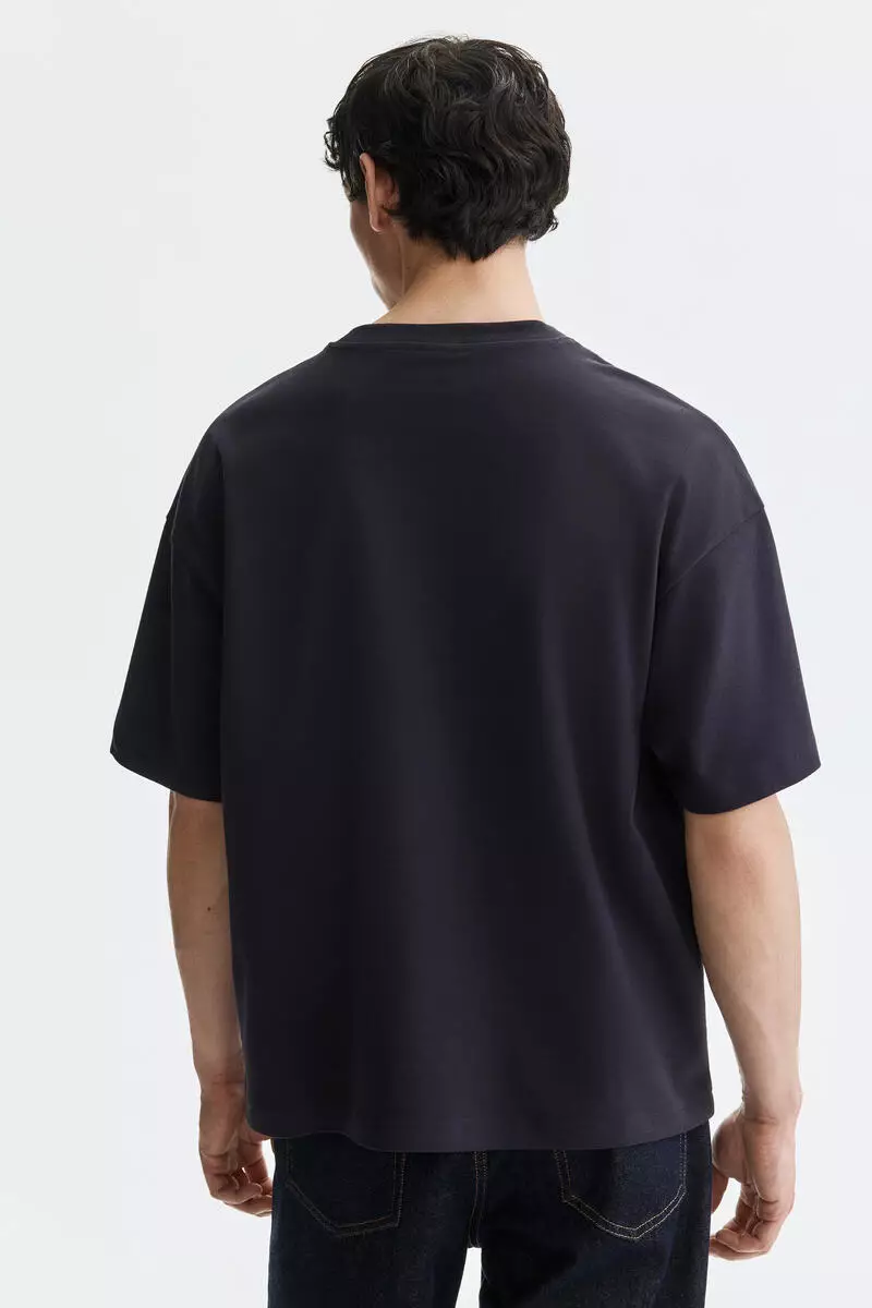 hm-9840-7284054-3 Oversized Fit Interlock T-shirt