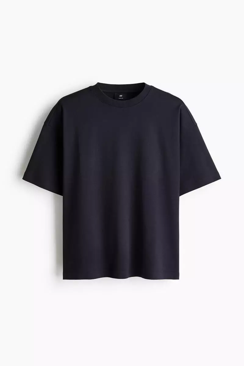 hm-9840-7284054-5 Oversized Fit Interlock T-shirt