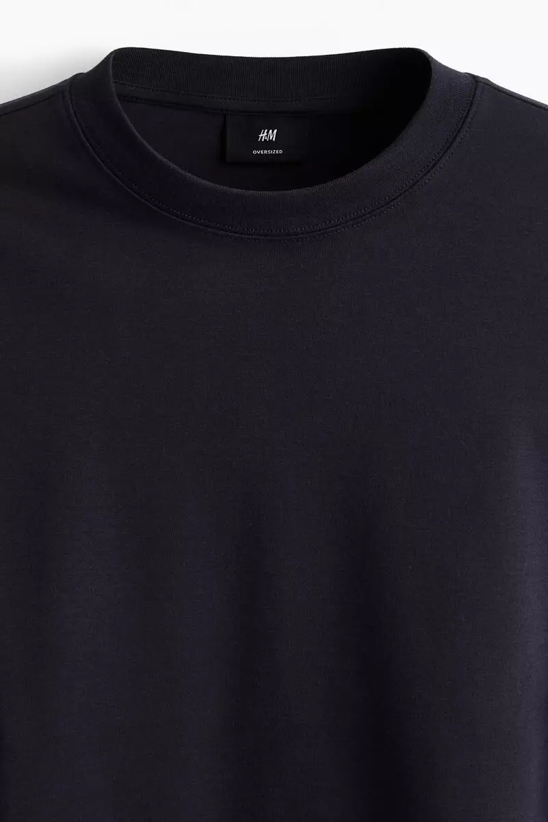 hm-9841-7284054-6 Oversized Fit Interlock T-shirt