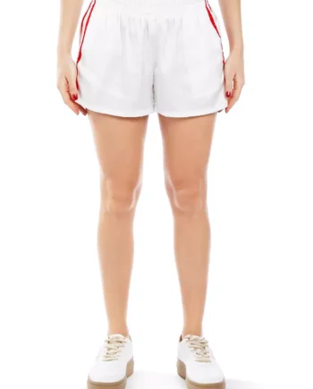 london-rag-0760-2429714-1 Striped Spice Shorts In White
