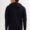 Mens Biker Print Rubber Print Cotton Relaxed Fit Hoodie