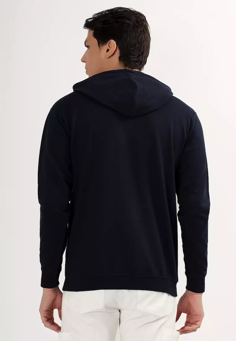 Mens Biker Print Rubber Print Cotton Relaxed Fit Hoodie