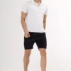 quirkyt-1555-4064724-3 Mens Black Activewear Short With Pocket