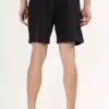 quirkyt-1555-4064724-4 Mens Black Activewear Short With Pocket
