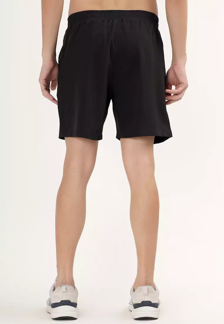 quirkyt-1555-4064724-4 Mens Black Activewear Short With Pocket