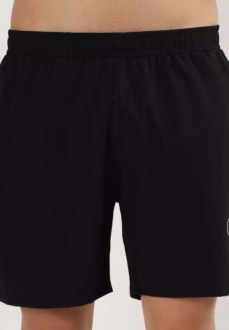 quirkyt-1555-4064724-5 Mens Black Activewear Short With Pocket
