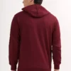 Mens Authentic Rubber Print Cotton Relaxed Fit Hoodie